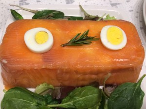 pastel de salmon